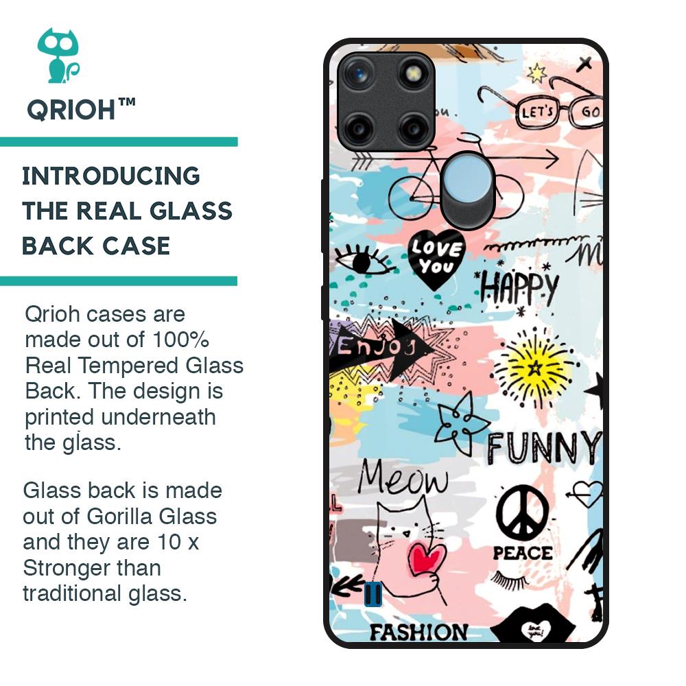 Just For You Glass Case For Realme C21Y