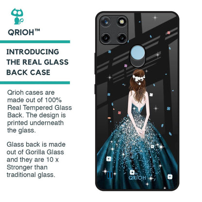 Queen Of Fashion Glass Case for Realme C21Y
