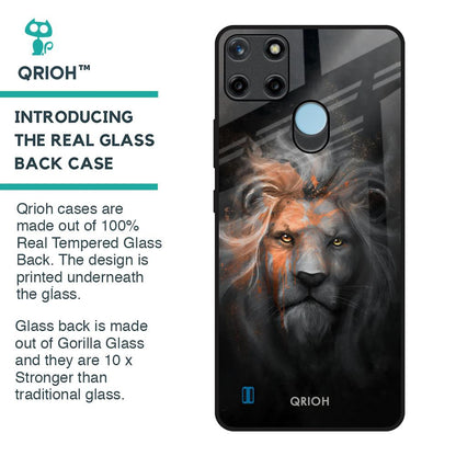 Devil Lion Glass Case for Realme C21Y