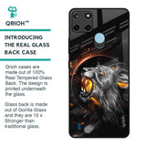 Aggressive Lion Glass Case for Realme C21Y