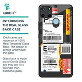 Cool Barcode Label Glass Case For Realme C21Y