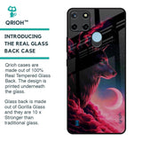 Moon Wolf Glass Case for Realme C21Y