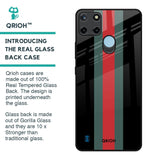 Vertical Stripes Glass Case for Realme C21Y