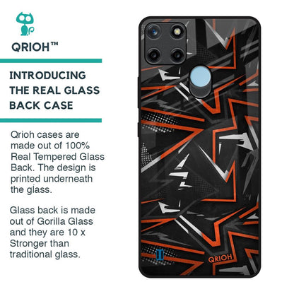 Vector Art Glass Case for Realme C21Y