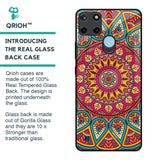 Elegant Mandala Glass Case for Realme C21Y