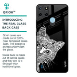 Kitten Mandala Glass Case for Realme C21Y