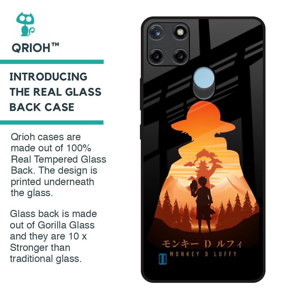 Luffy One Piece Glass Case for Realme C21Y