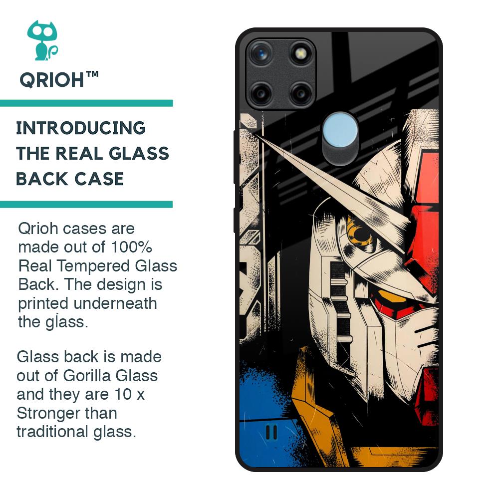 Transformer Art Glass Case for Realme C21Y