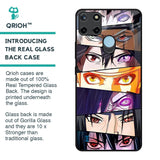 Anime Eyes Glass Case for Realme C21Y
