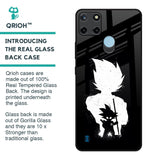Monochrome Goku Glass Case for Realme C21Y