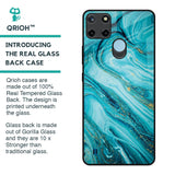 Ocean Marble Glass Case for Realme C21Y