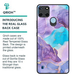 Alcohol ink Marble Glass Case for Realme C21Y