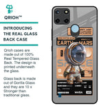 Space Ticket Glass Case for Realme C21Y