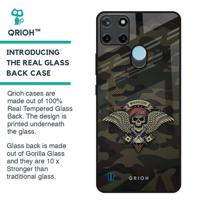 Army Warrior Glass Case for Realme C21Y
