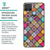 Multicolor Mandala Glass Case for Realme C21Y