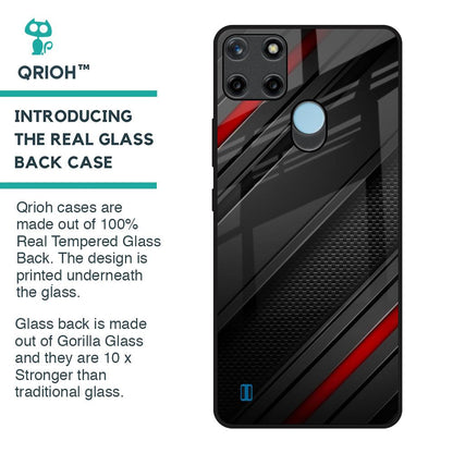 Modern Abstract Glass Case for Realme C21Y