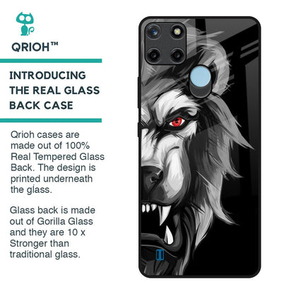 Wild Lion Glass Case for Realme C21Y