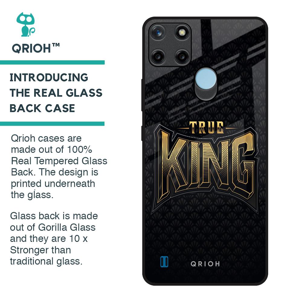 True King Glass Case for Realme C21Y