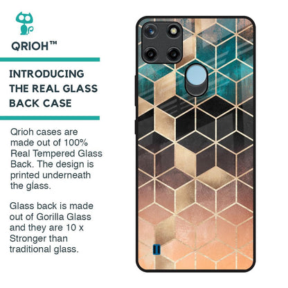 Bronze Texture Glass Case for Realme C21Y