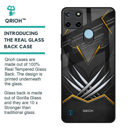 Black Warrior Glass Case for Realme C21Y