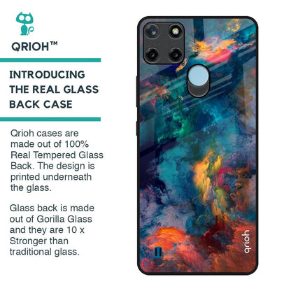 Cloudburst Glass Case for Realme C21Y