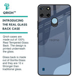 Navy Blue Ombre Glass Case for Realme C21Y