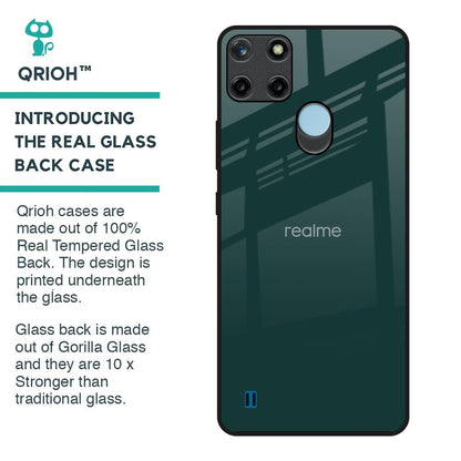 Olive Glass Case for Realme C21Y