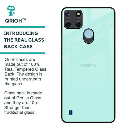 Teal Glass Case for Realme C21Y