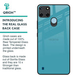 Oceanic Turquiose Glass Case for Realme C21Y