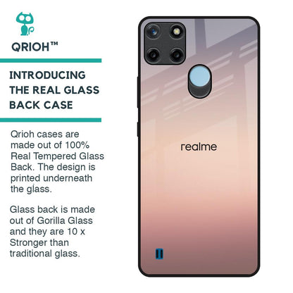 Golden Mauve Glass Case for Realme C21Y