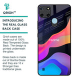 Colorful Fluid Glass Case for Realme C21Y