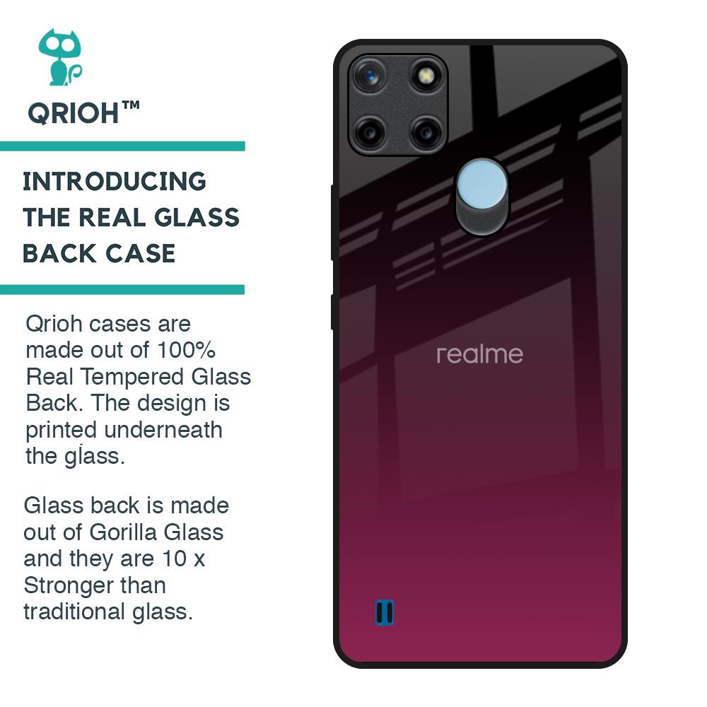 Wisconsin Wine Glass Case For Realme C21Y