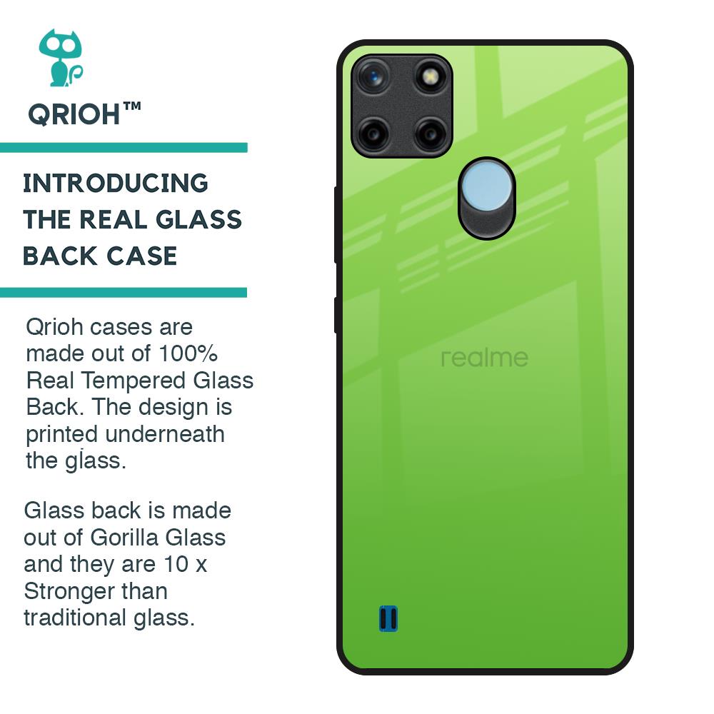 Paradise Green Glass Case For Realme C21Y