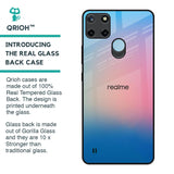 Blue & Pink Ombre Glass case for Realme C21Y