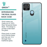 Arctic Blue Glass Case For Realme C21Y