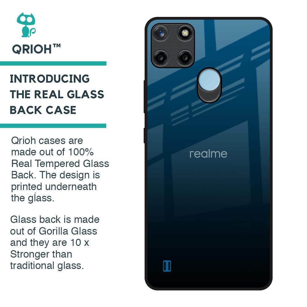 Sailor Blue Glass Case For Realme C21Y