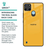 Fluorescent Yellow Glass case for Realme C21Y