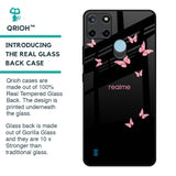 Fly Butterfly Glass Case for Realme C21Y