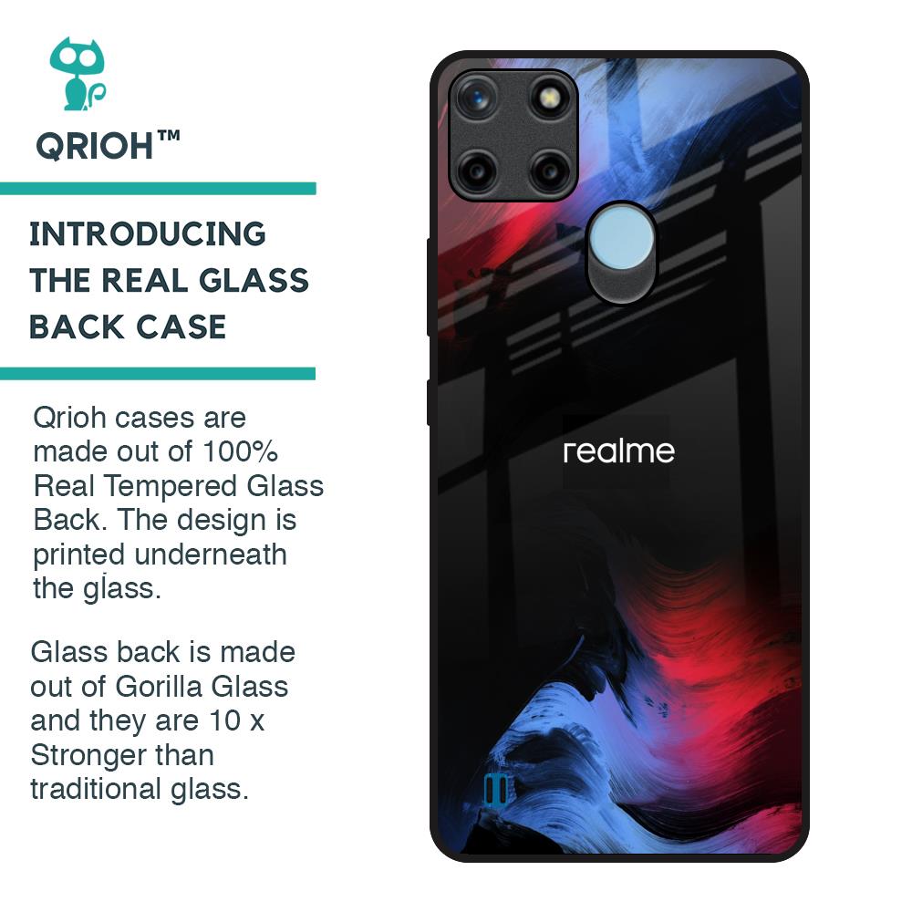 Fine Art Wave Glass Case for Realme C21Y