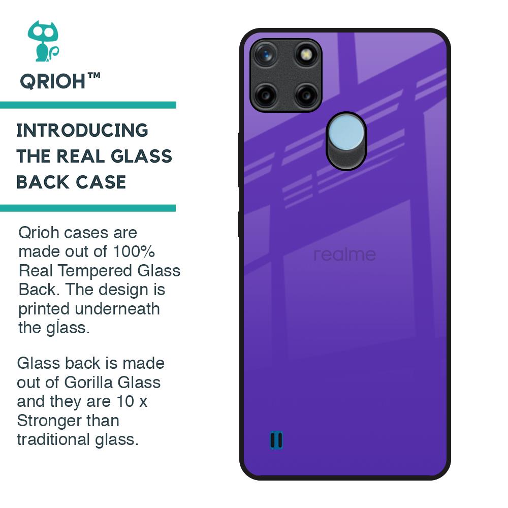 Amethyst Purple Glass Case for Realme C21Y