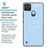 Pastel Sky Blue Glass Case for Realme C21Y
