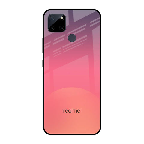 Sunset Orange Realme C21Y Glass Cases & Covers Online