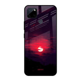 Morning Red Sky Realme C21Y Glass Cases & Covers Online