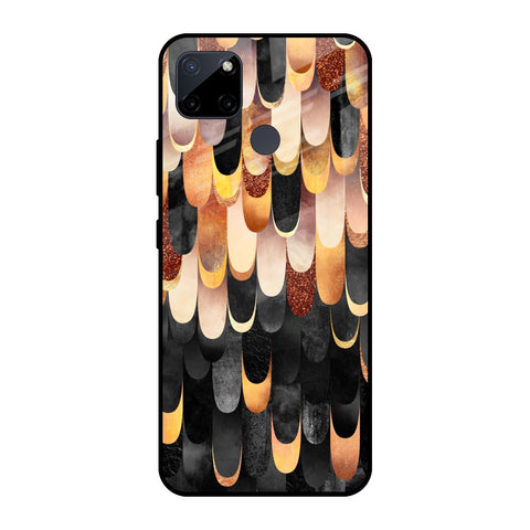 Bronze Abstract Realme C21Y Glass Cases & Covers Online