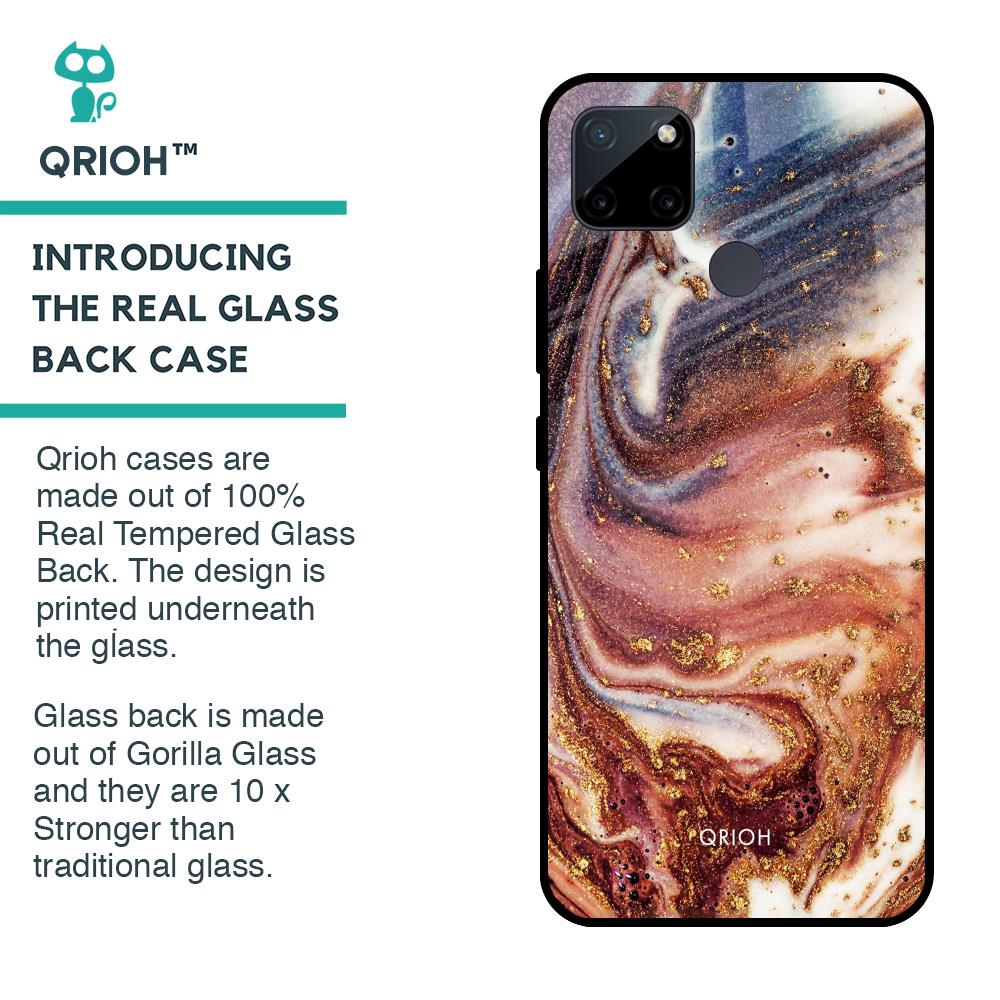 Exceptional Texture Glass Case for Realme C21Y
