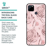 Shimmer Roses Glass case for Realme C21Y