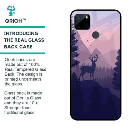 Deer In Night Glass Case For Realme C21Y