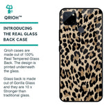 Leopard Seamless Glass Case For Realme C21Y