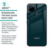 Hunter Green Glass Case For Realme C21Y