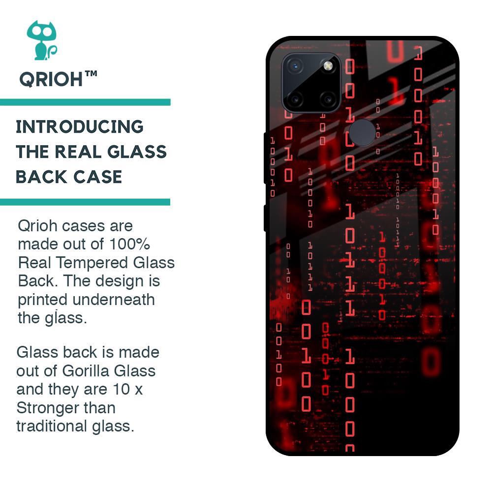 Let's Decode Glass Case For Realme C21Y